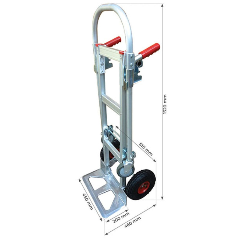 Diable / chariot de manutention 2 en 1 STC2 Diable / chariot de manutention 2 en 1 STC2
