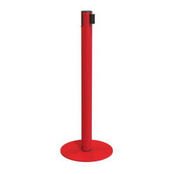 Poteau de guidage à sangle rétractable - Base en acier LIMIT