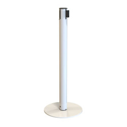 Poteau à sangle avec base fine en métal