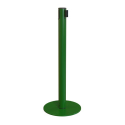 Poteau à sangle avec base fine en métal