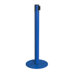 Poteau à sangle avec base fine en métal
