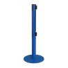 Poteau double sangle avec base fine en métal