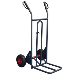 Diable DBA avec poignées à garde et bavette repliable 350 kg - Fimm