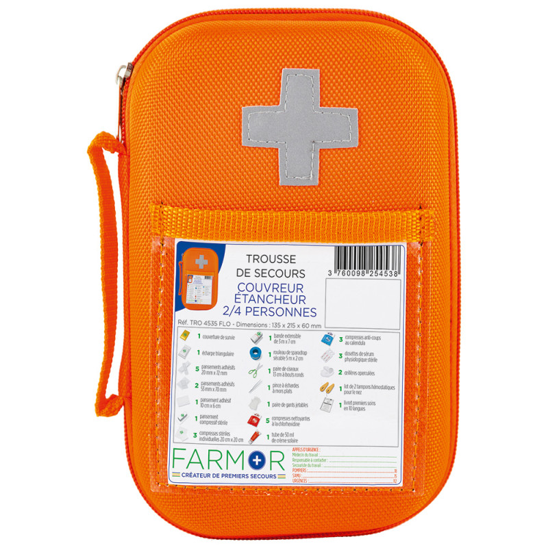 Trousse de secours couvreur & étancheur 2 à 4 personnes Trousse de secours couvreur & étancheur 2 à 4 personnes