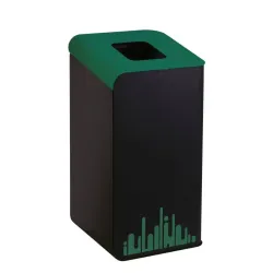 Borne de tri sélectif personnalisable 80 litres Medial Rubik Evo