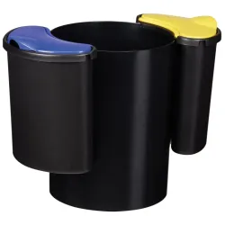 Poubelle de tri sélectif modulable 3 bacs Rossignol Modultri