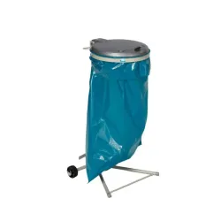 Support sac poubelle tri sélectif WSR120 - Sur roulettes
