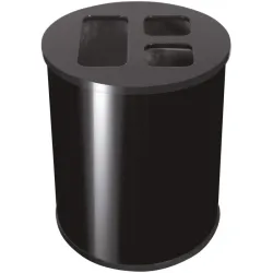 Corbeille tri sélectif 3 compartiments calibrés pour bureau Probbax