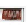 Armoire haute monobloc portes rideaux