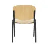 Chaise visiteur bois