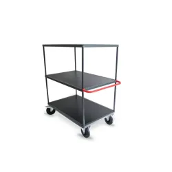 Servante modulable haute 3 plateaux bois Manuflex