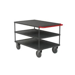Servante modulabe plateaux tolés Manuflex