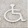 Plaque en inox de stationnement