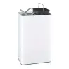 Poubelle de tri sélectif 2 bacs 40 litres Rossignol Venus