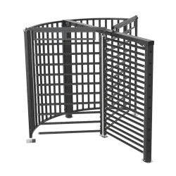 Tourniquet de sécurité PMR avec grille tiers de tour - Hauteur 2,1 m