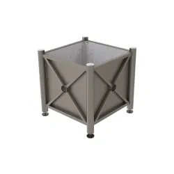 Bac pour palmier Procity acier Province Inox brossé