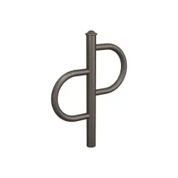 Appui vélos individuel en acier peint à sceller au sol