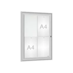 Vitrine horaire pour abribus en aluminium 75 x 55 cm