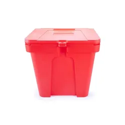 Bac à sable empilable 110 L en plastique  avec couvercle