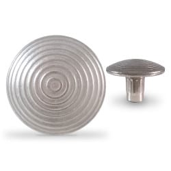 Clou podotactile en Inox A2/304 - Calypso - Tige courte à sceller - CP25-BB - Accessibilité handicapé