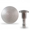 Clou podotactile en Inox A2/304 - Calypso - Tige longue pour enrobée à frapper - CP25-FB