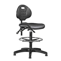 siege technique assise et dossier polyurethane + lift long + patins et repose pieds