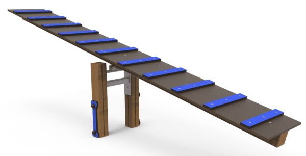 Parcour chien pont balançier Benito Balanceo