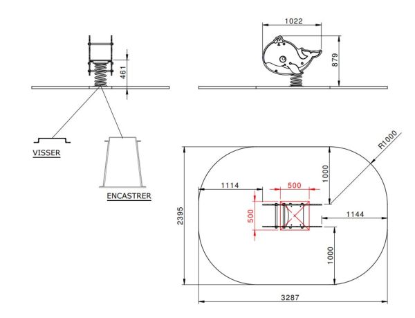 Instructions de montage pour jeu à ressort baleine mode d'emploi du jeu à ressort baleine