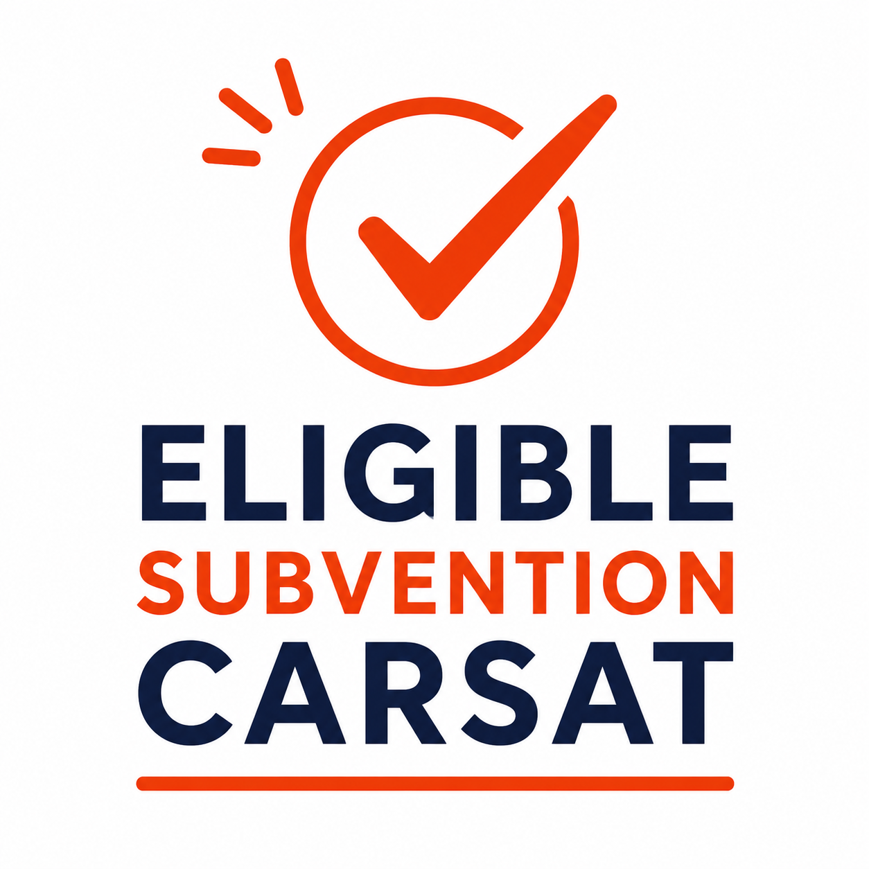 Pictogramme Éligible subvention CARSAT utilisé sur les produits Normequip possiblement concernés