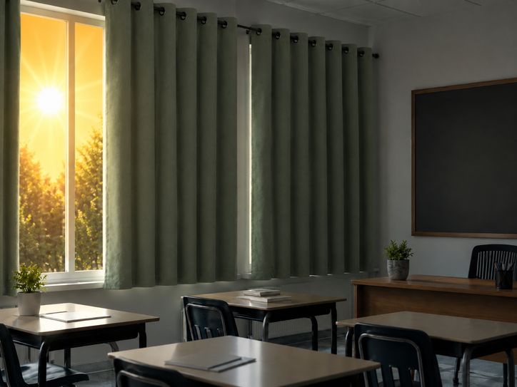 Rideau anti chaleur et pare soleil anti feu M1 - Sunfilter Softline