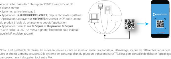 Appairage d'un périphérique TZ4 par QR code