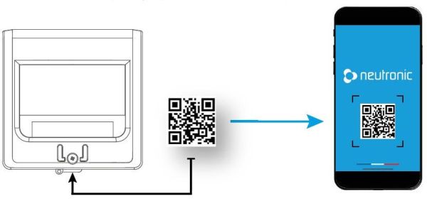 Appairage du déclencheur manuel radio étanche connecté TZ4DME par QR code depuis l'application Neutronic