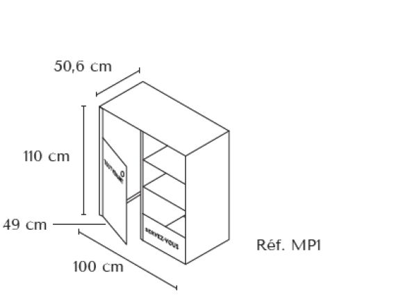Dimensions conteneur poubelle picrochole