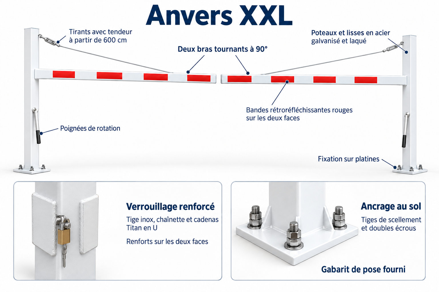 Portique tournant Anvers XXL Portique tournant Anvers XXL