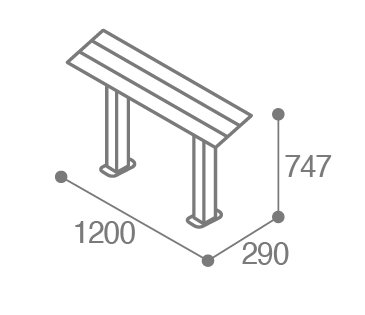 Dimensions assis debout cancale