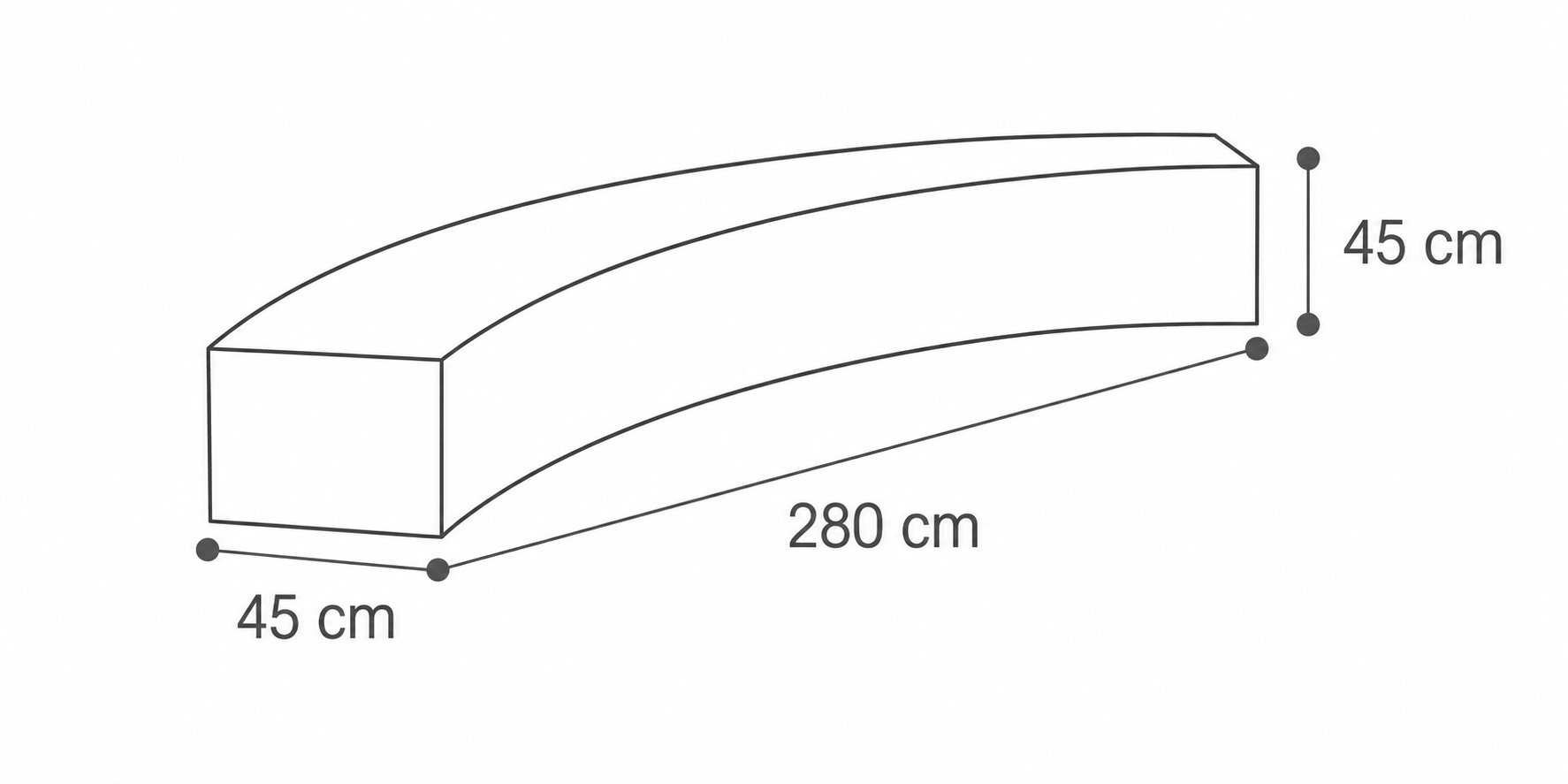 dimensions banquette amos courbee dimensions banquette amos