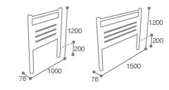 Dimensions barrière hesi buton