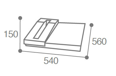 Dimensions bloc de stationnement bakea