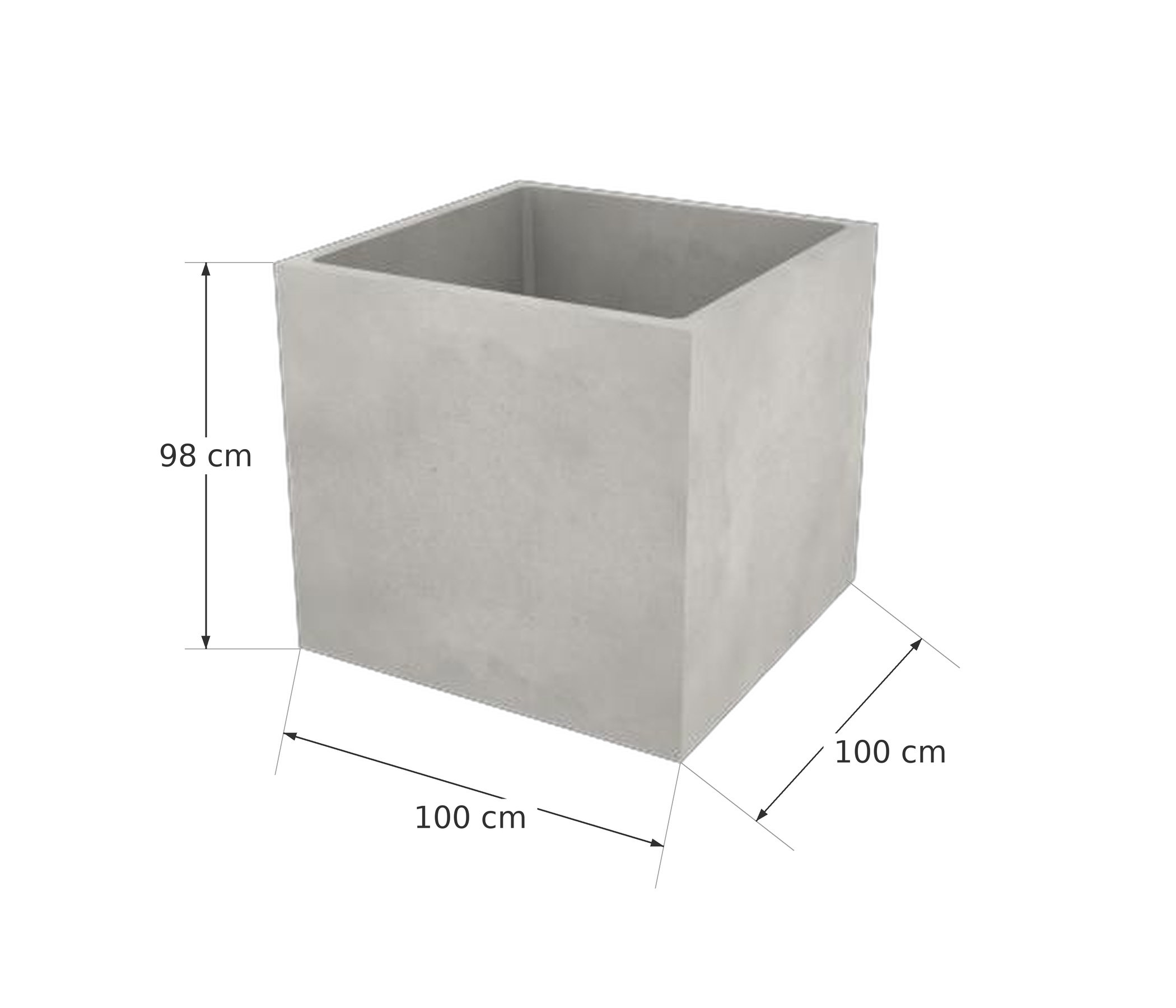 dimensions jardiniere carre manu dimensions jardiniere manu