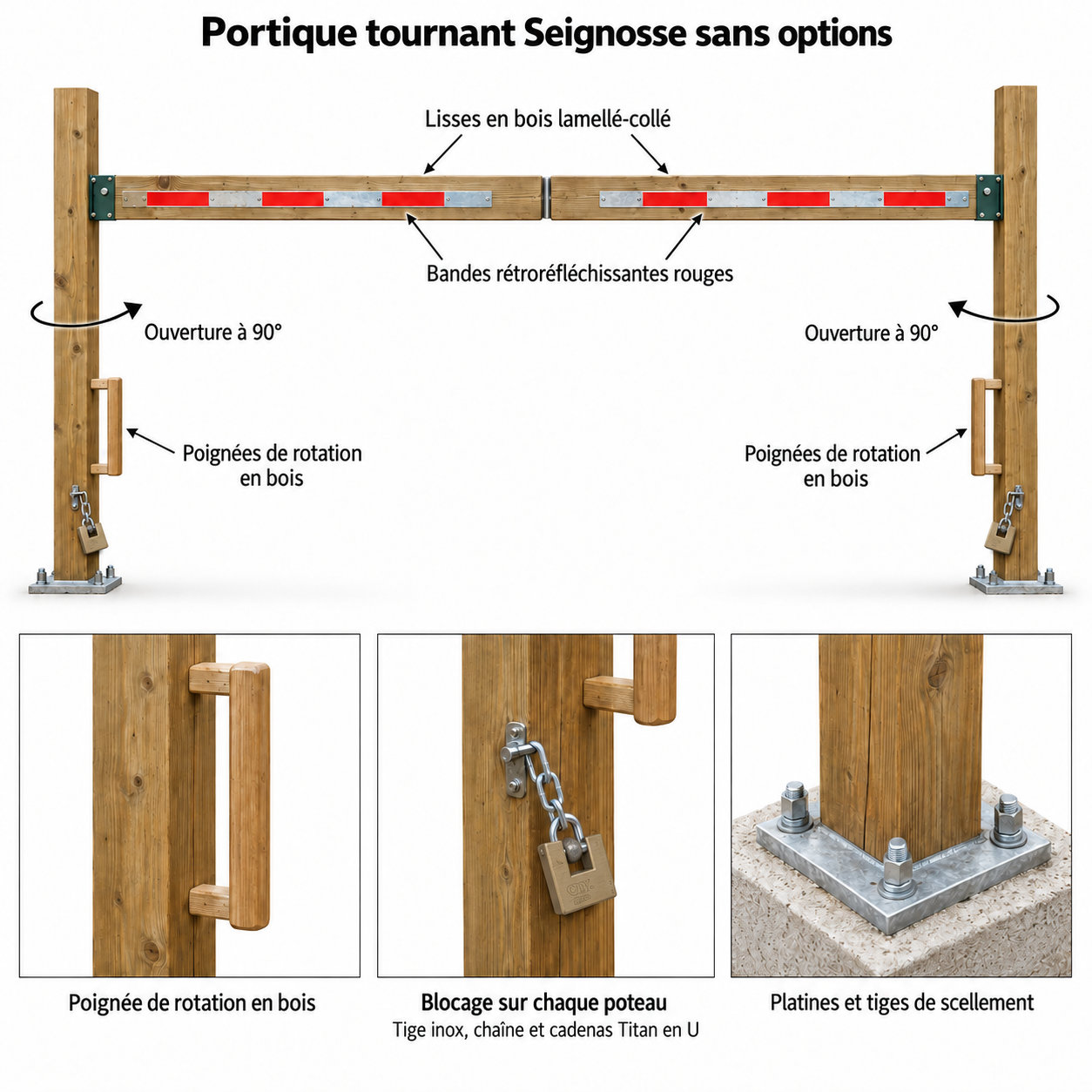Mode d'emploi de la potence et portique seignosse