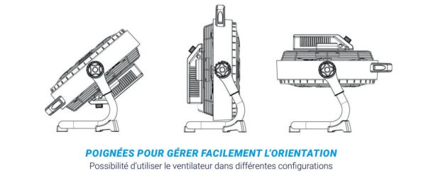 Mode d'emploi de l'inclinaison du VOB 30 sur batterie Notice d'utilisation des poignées d'inclinaison du VOB 30