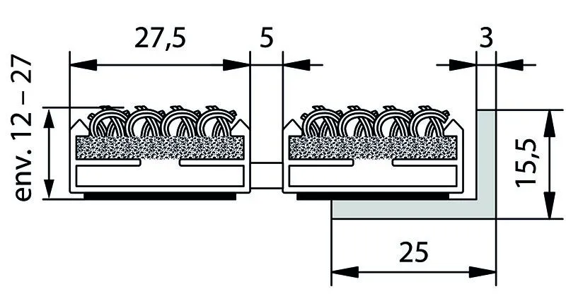 PACK Paillasson et Cadre - SUR MESURE Hauteur standard